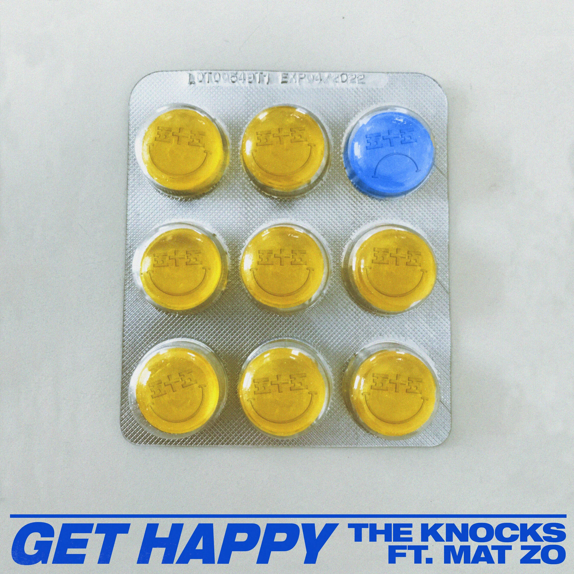 The Knocks - "Get Happy" (feat. Mat Zo) Single Art