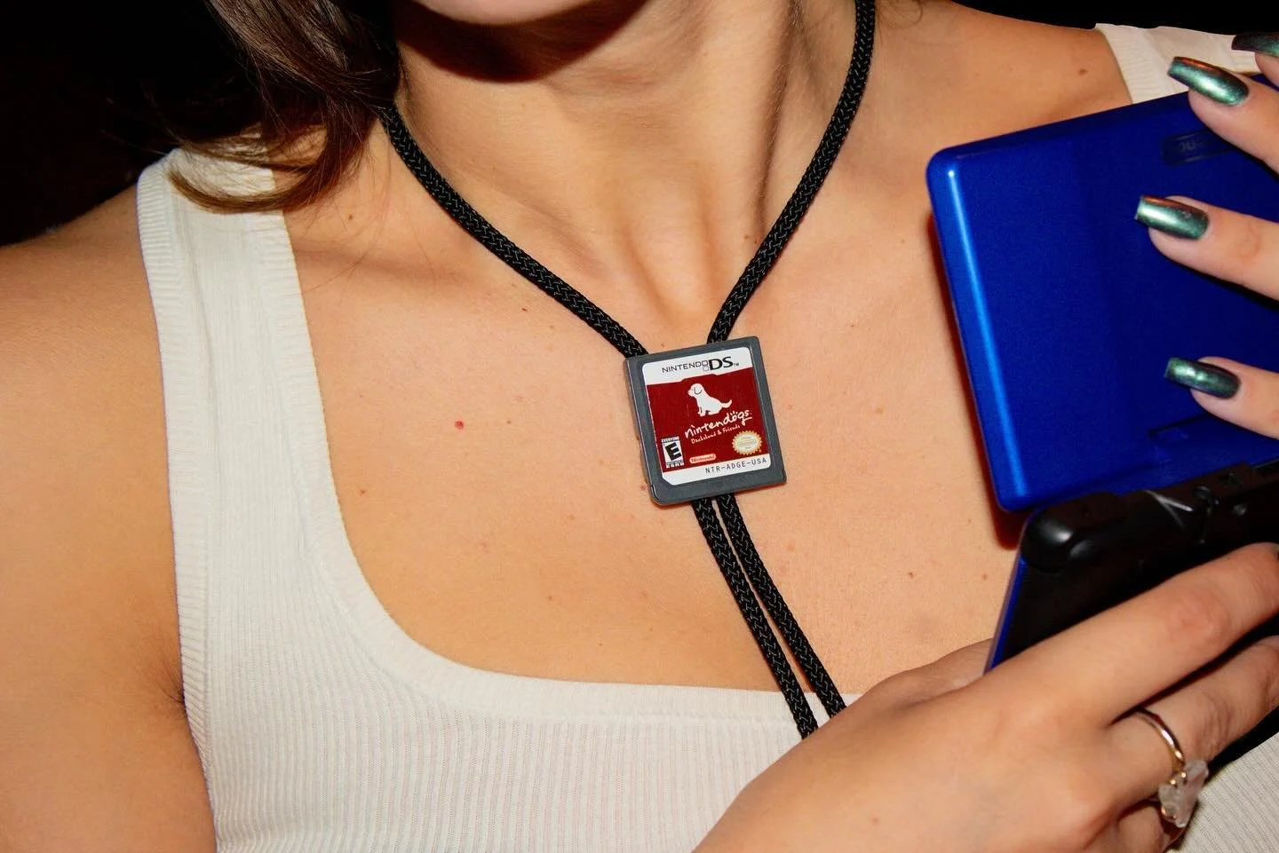 Nintendogs bolo ties just in for the holidays. When I was 8 I had a nintendog chihuahua (fitting) that I ended up putting through the washing machine, oops. Link in bio to claim your dawg 🐩🦮🐕&zwj;🦺🐶🐕🦴🌭