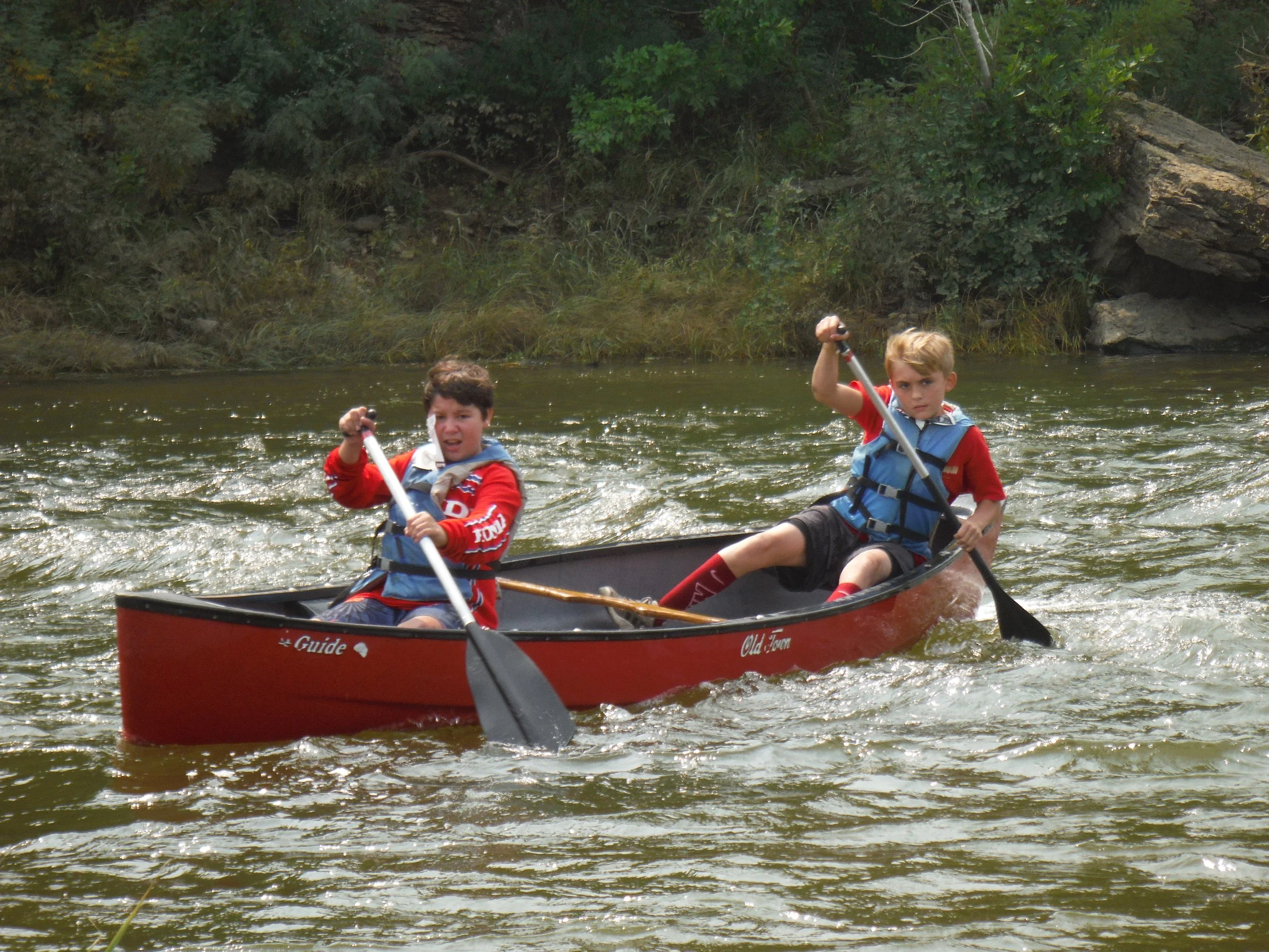 Canoe Race at Worth Ranch