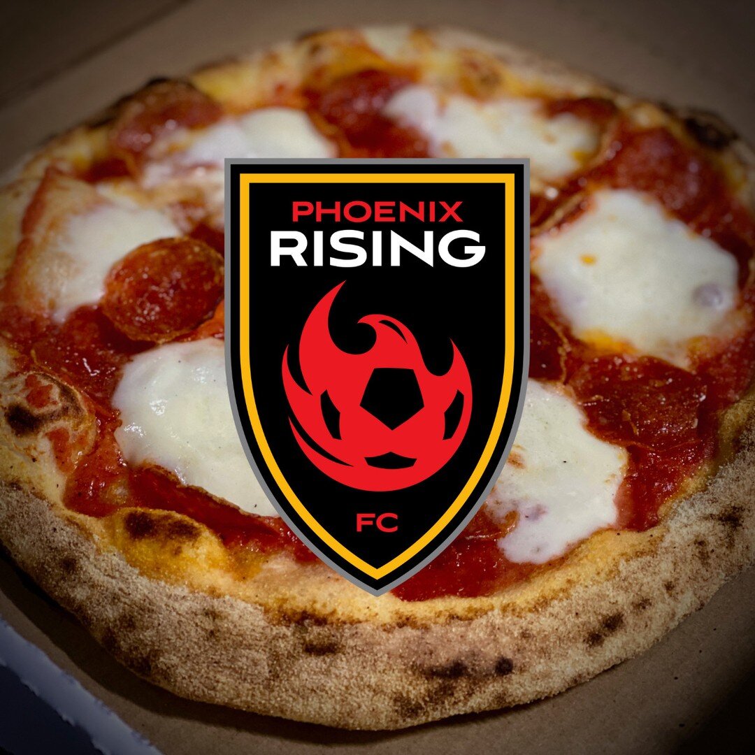 Tonight is game time! Stop by for wood-fired pizza at the Phoenix Rising FC match TONIGHT! (Friday) Phoenix will be playing the Los Angeles Galaxy II. Gates open at 6pm. Link for tickets in OUR BIO.