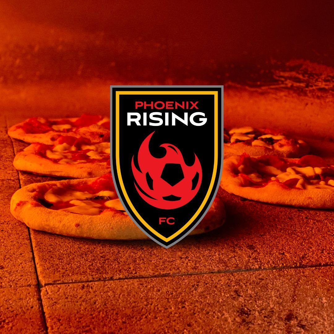 We&rsquo;re ready for a big Saturday of wood-fired pizza! Are you?

Saturday, March 30th; 6pm-9pm
🍕 Phoenix Rising FC
3801 E. Washington Street, Phoenix AZ 85034
🔴 Find us on the SW side of the stadium for this game! 🔴