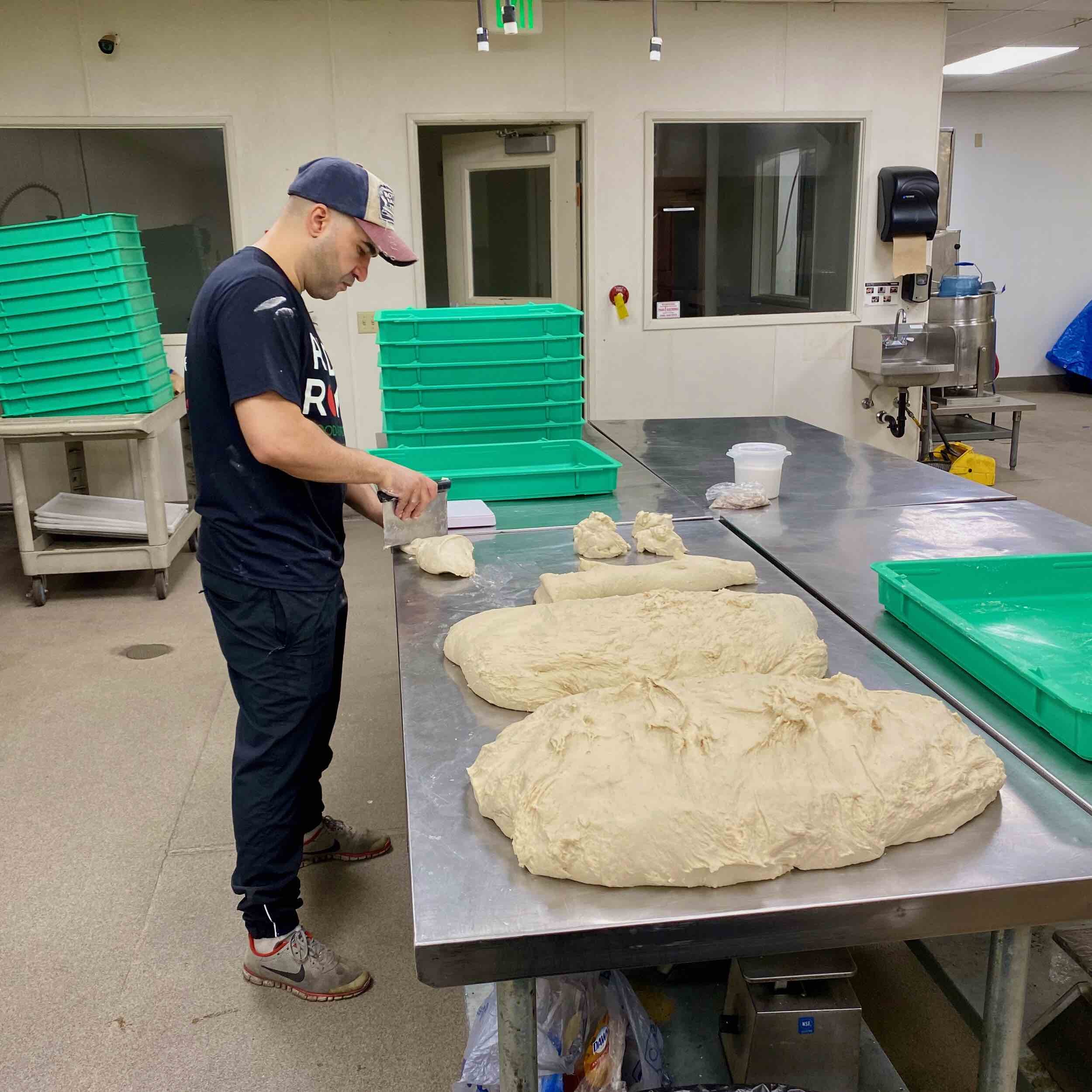 Making the dough!