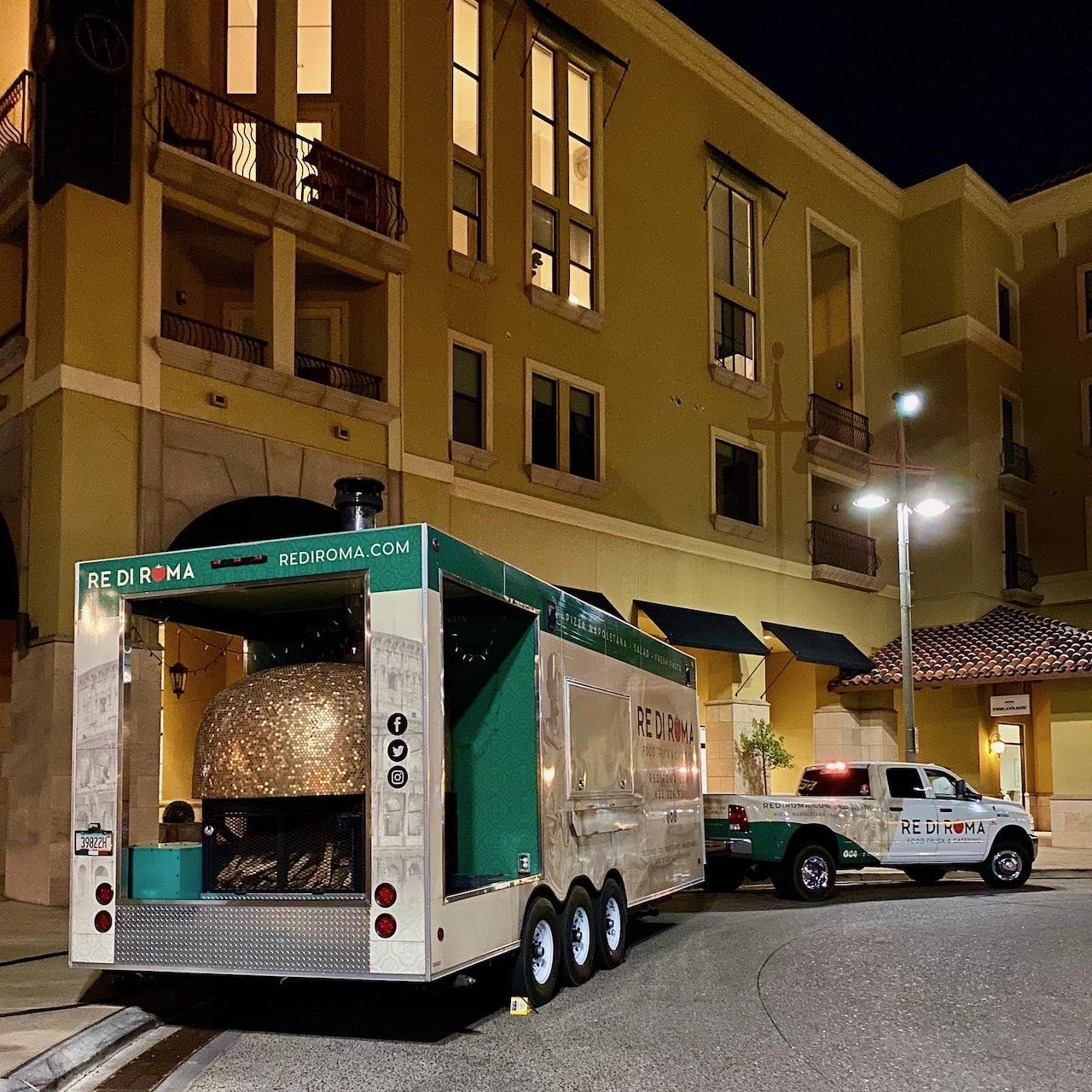 Setting up for Scottsdale Taste of Italy - October 2022