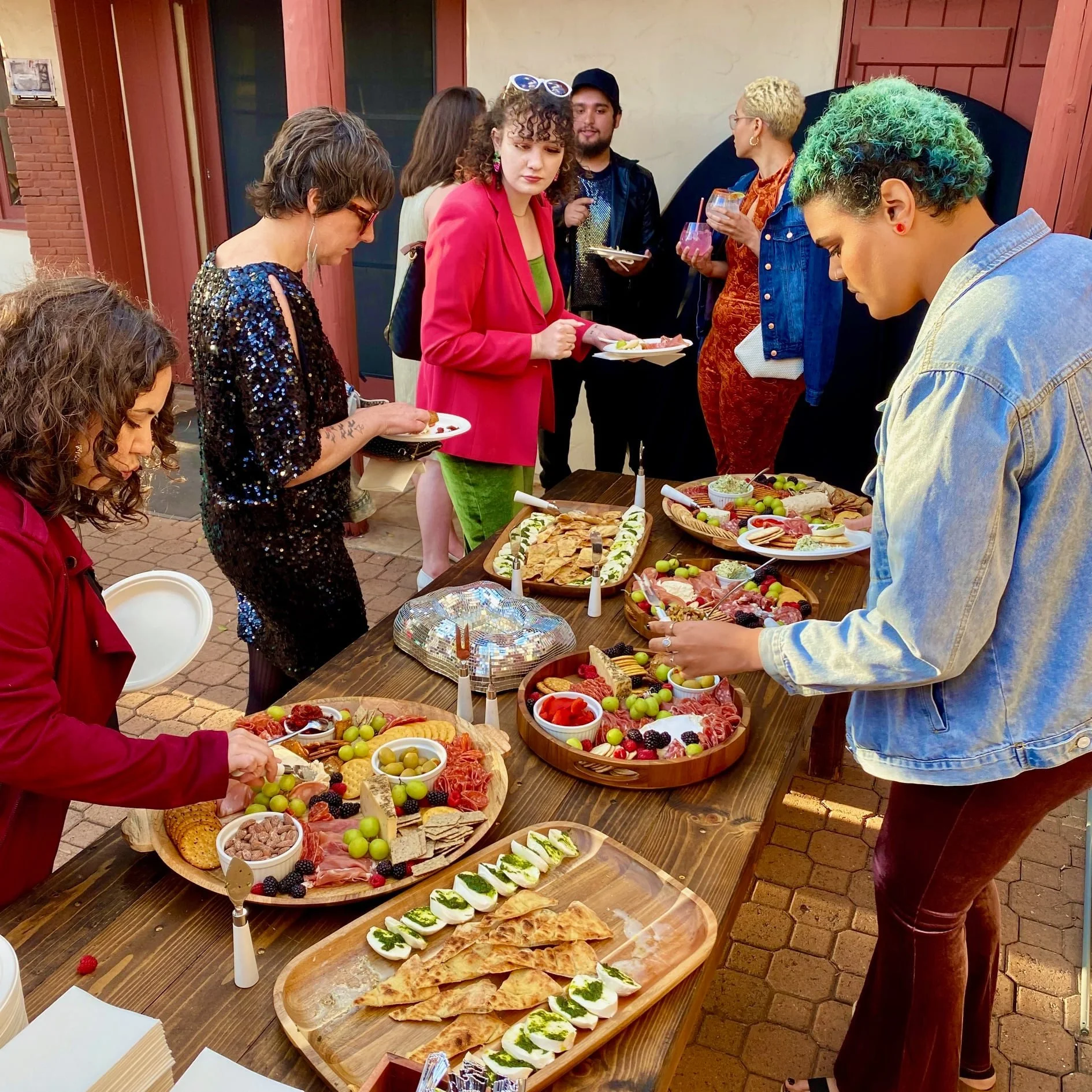 Phoenix Catering Event at Shemer Art Center with Antipasto Boards by Re Di Roma