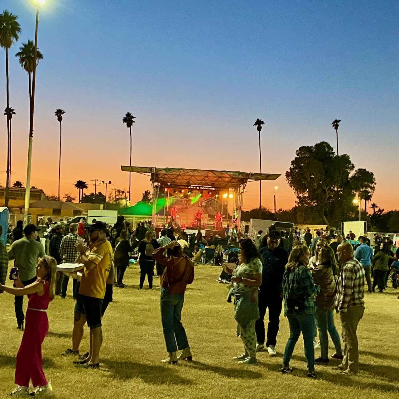 Wayne Fest Concert in Phoenix with Re Di Roma Food Truck