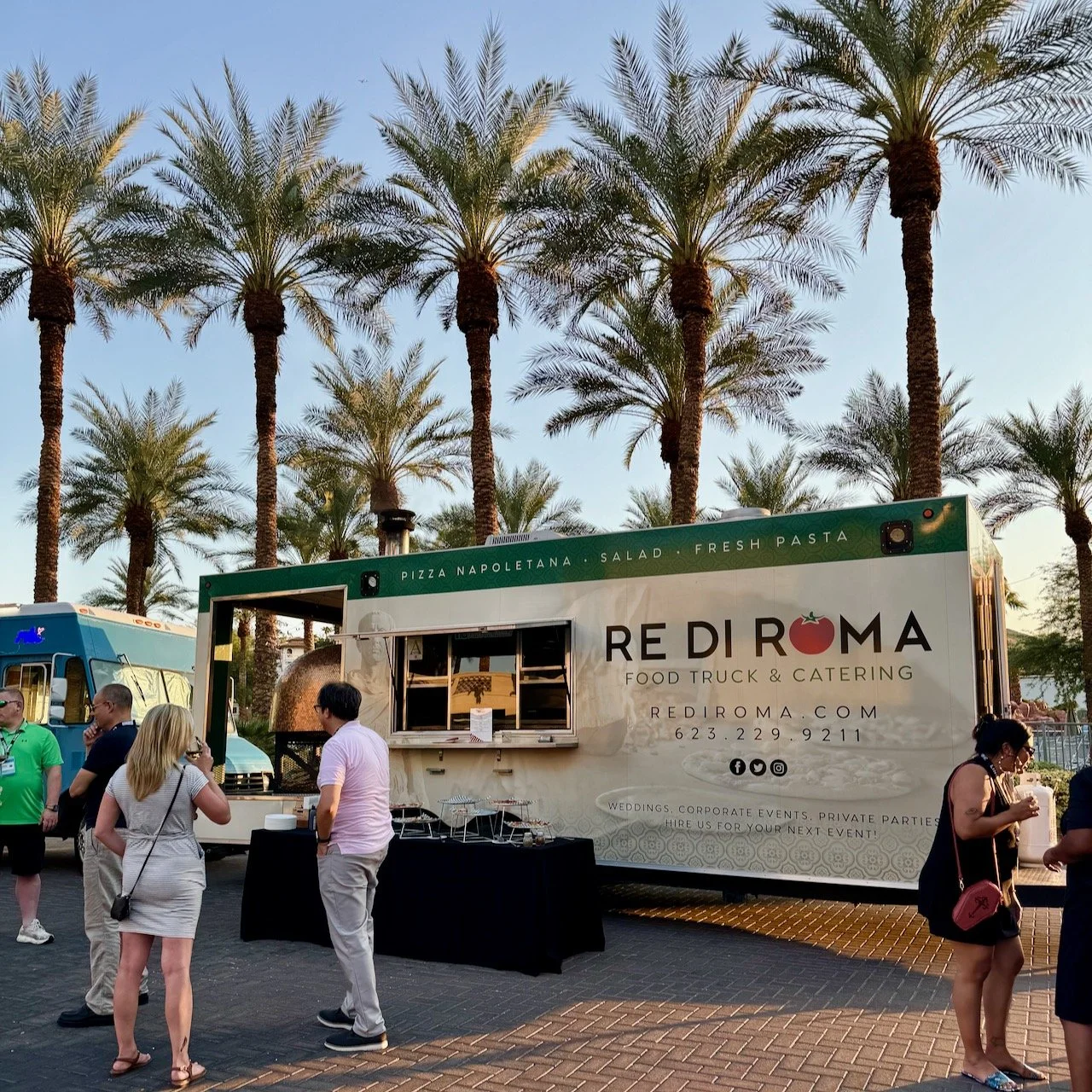 Re Di Roma Pizza Food Truck Catering at Arizona Grand Resort Event in Phoenix