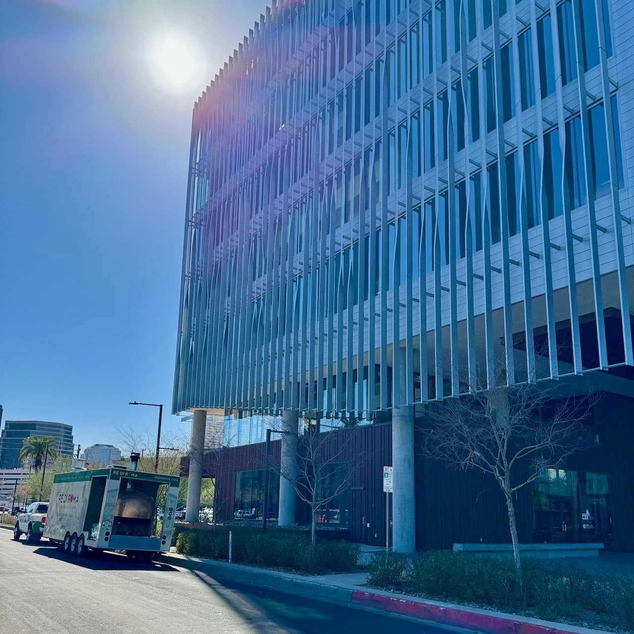Re Di Roma Pizza Food Truck at ASU 850 PBC Building in Downtown Phoenix