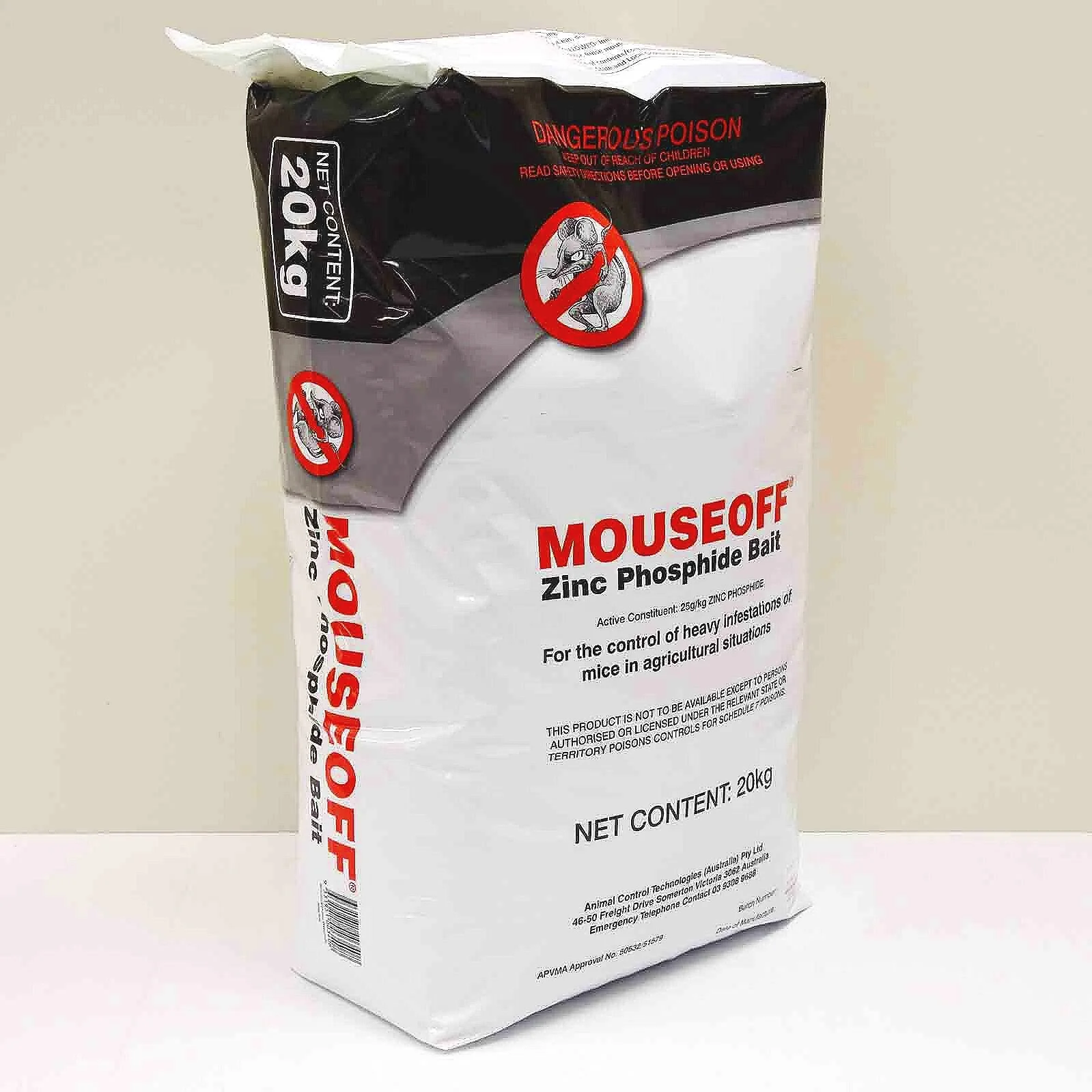 MOUSEOFF® Zinc Phosphide Bait — animal control technologies