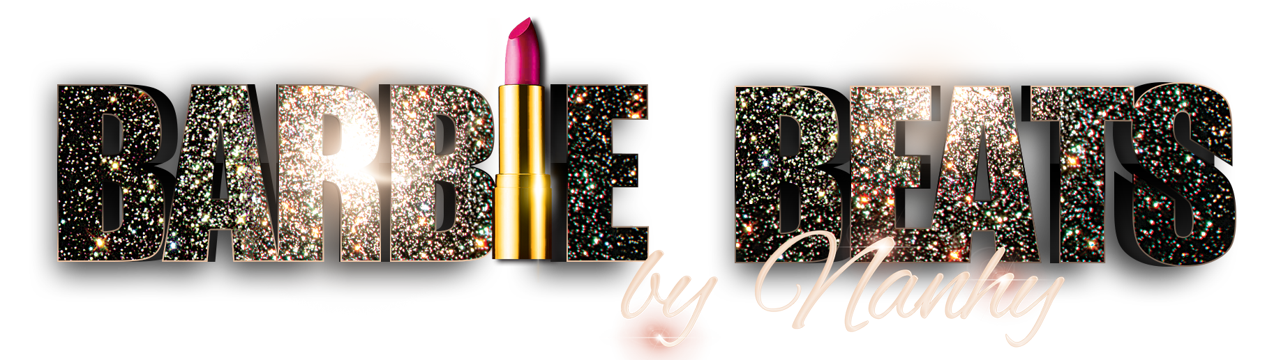 Brbie Beats by Nanhy blk glitter w lipstick.png