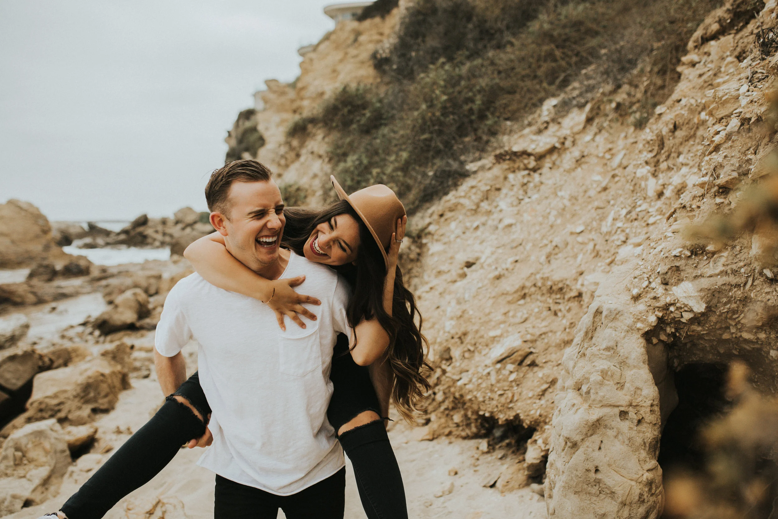 // Little Corona Beach Los Angeles California Engagement Session //