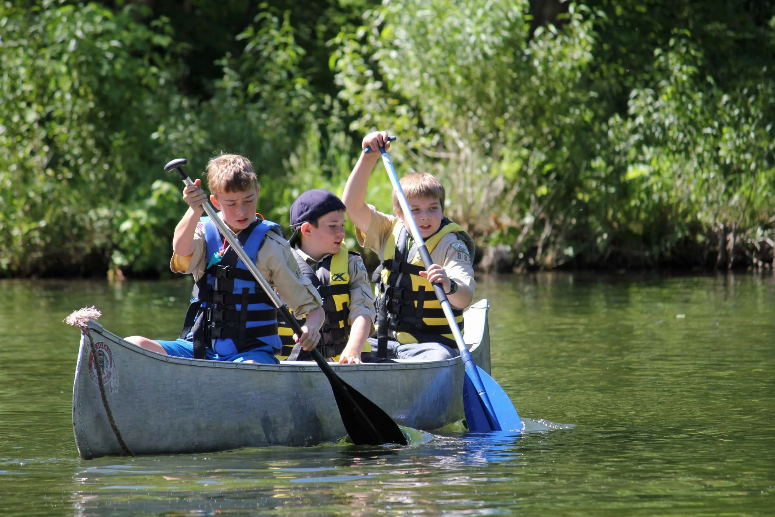 For many years, the first canoe experience for Scouts was on Taylor Lake at Camp Tracy. Many of those Scouts were participating as 11-year-old Scouts.