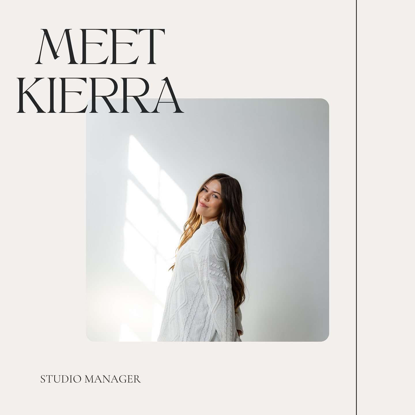 Hi I&rsquo;m Kierra and I&rsquo;m beyond excited to step into the role of Studio Manager here at Studio Q! ✨ 

I&rsquo;m looking forward to building on the amazing atmosphere Studio Q is known for and bringing my own love for creativity and community