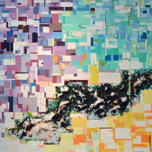 Ethos, 2016, Oil on canvas, 24" x 24" 