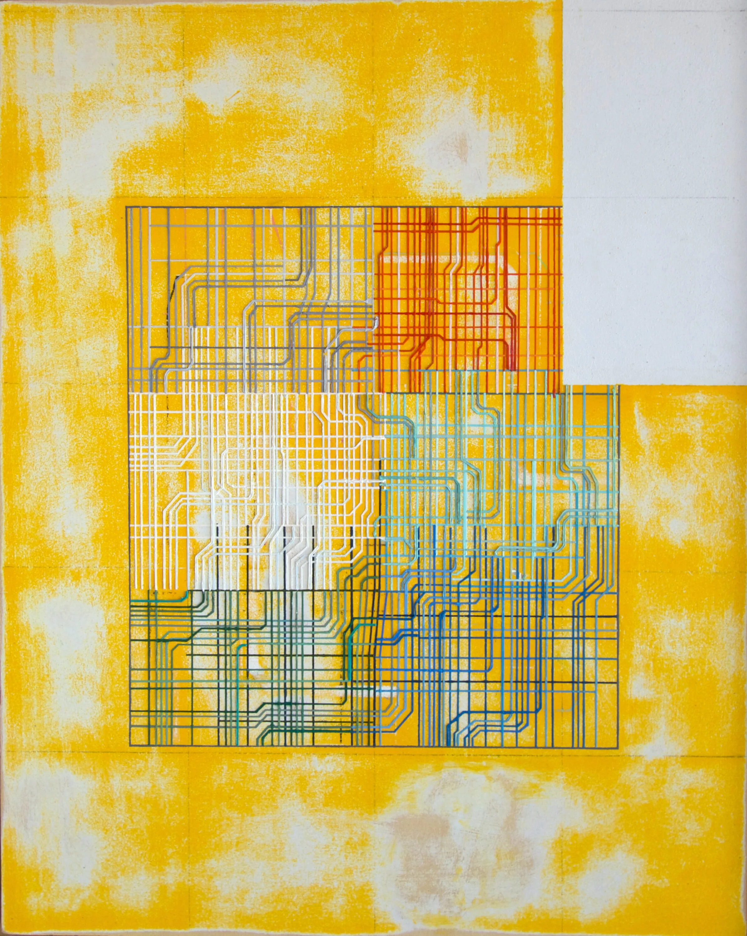The Way Things Go, oil and acrylic on panel, 11 x 14 in, 2021