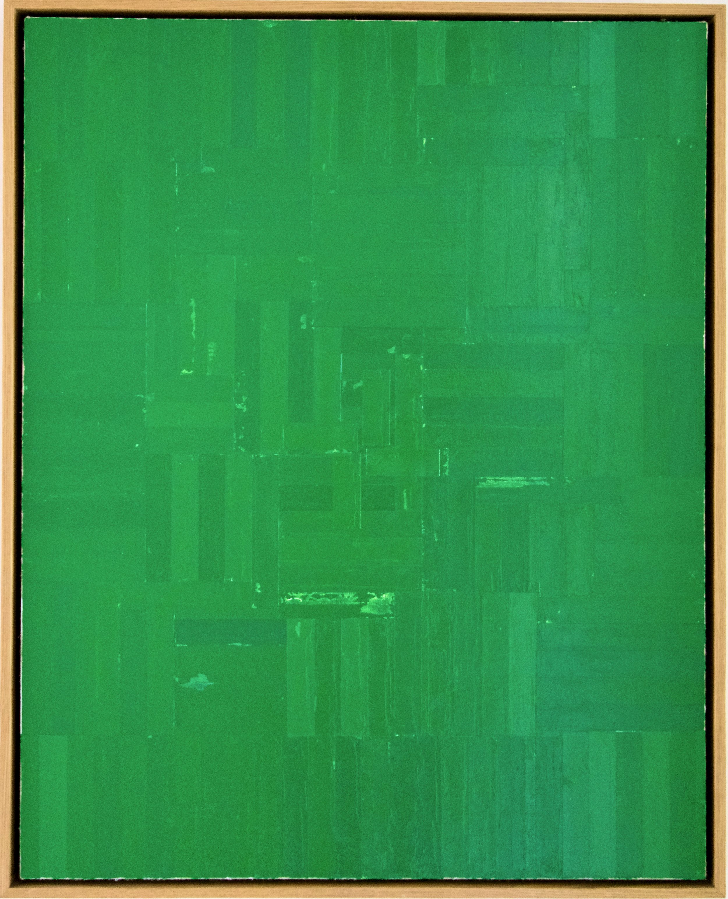 Patternized Behaviours No. 18, oil on canvas, 24 × 30 in, 2025