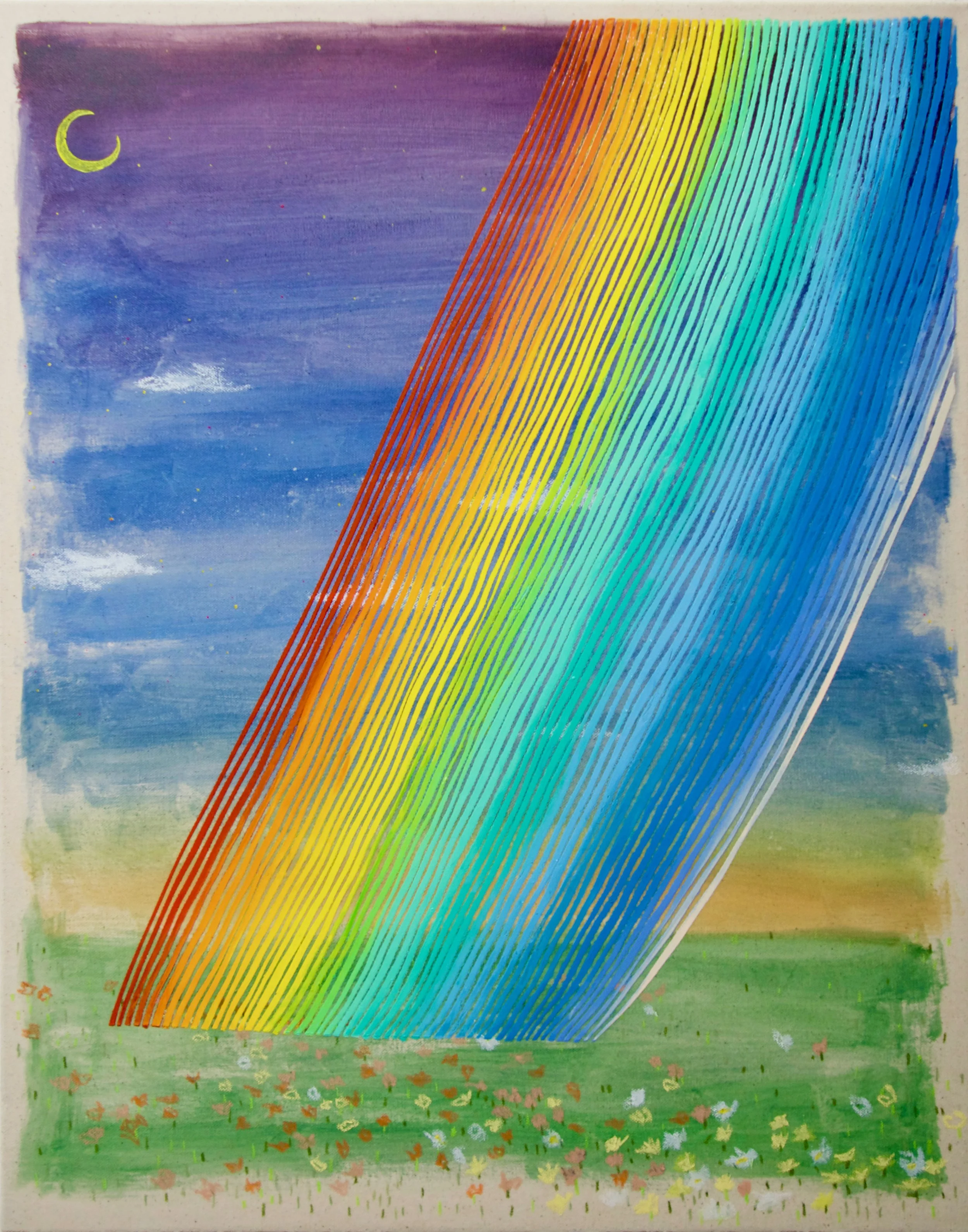  In the Presence of Something Rare and Ephemeral No. 22, oil on canvas, 22 × 28 in, 2025 