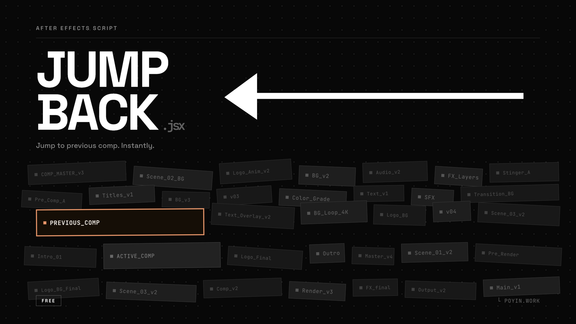 AE Pre-comp 一層層回不去？ Jump Back 一鍵跳回上層