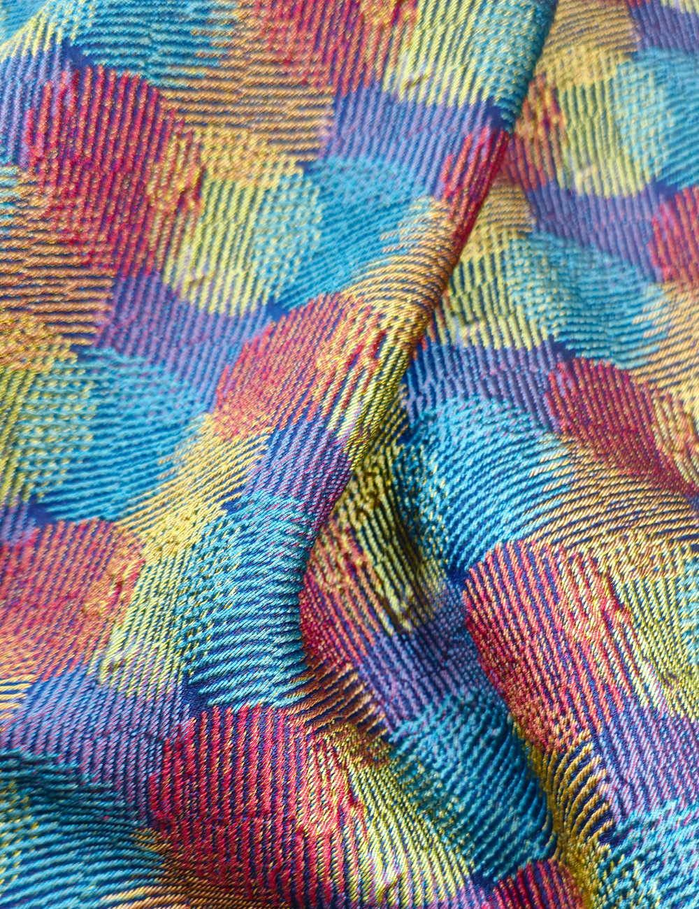 Joasia Cloque a colourful cloque of overlaping textural cirles