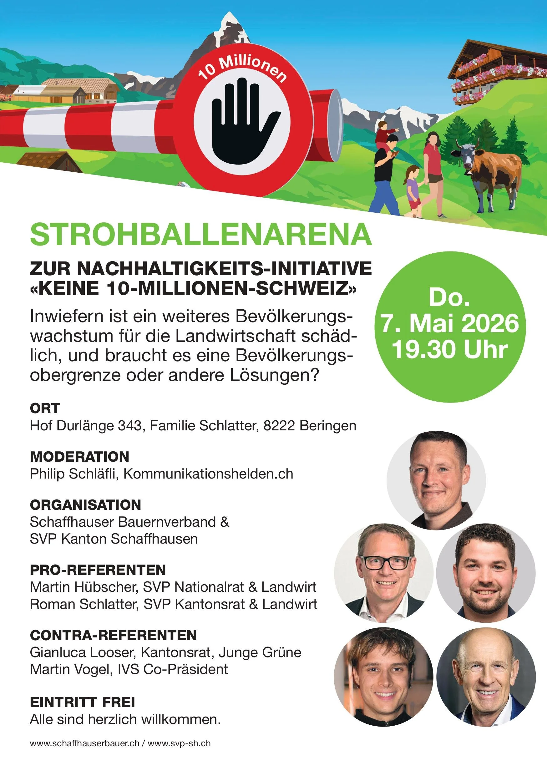 Strohballenarena