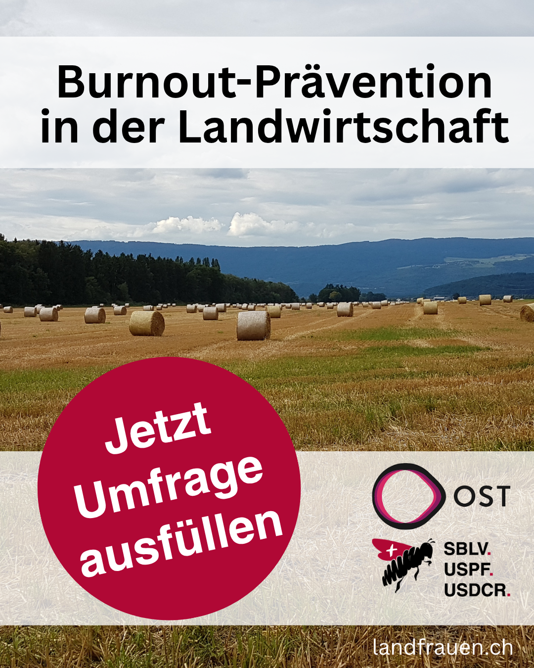 Burnout in der Landwirtschaft - Umfrage