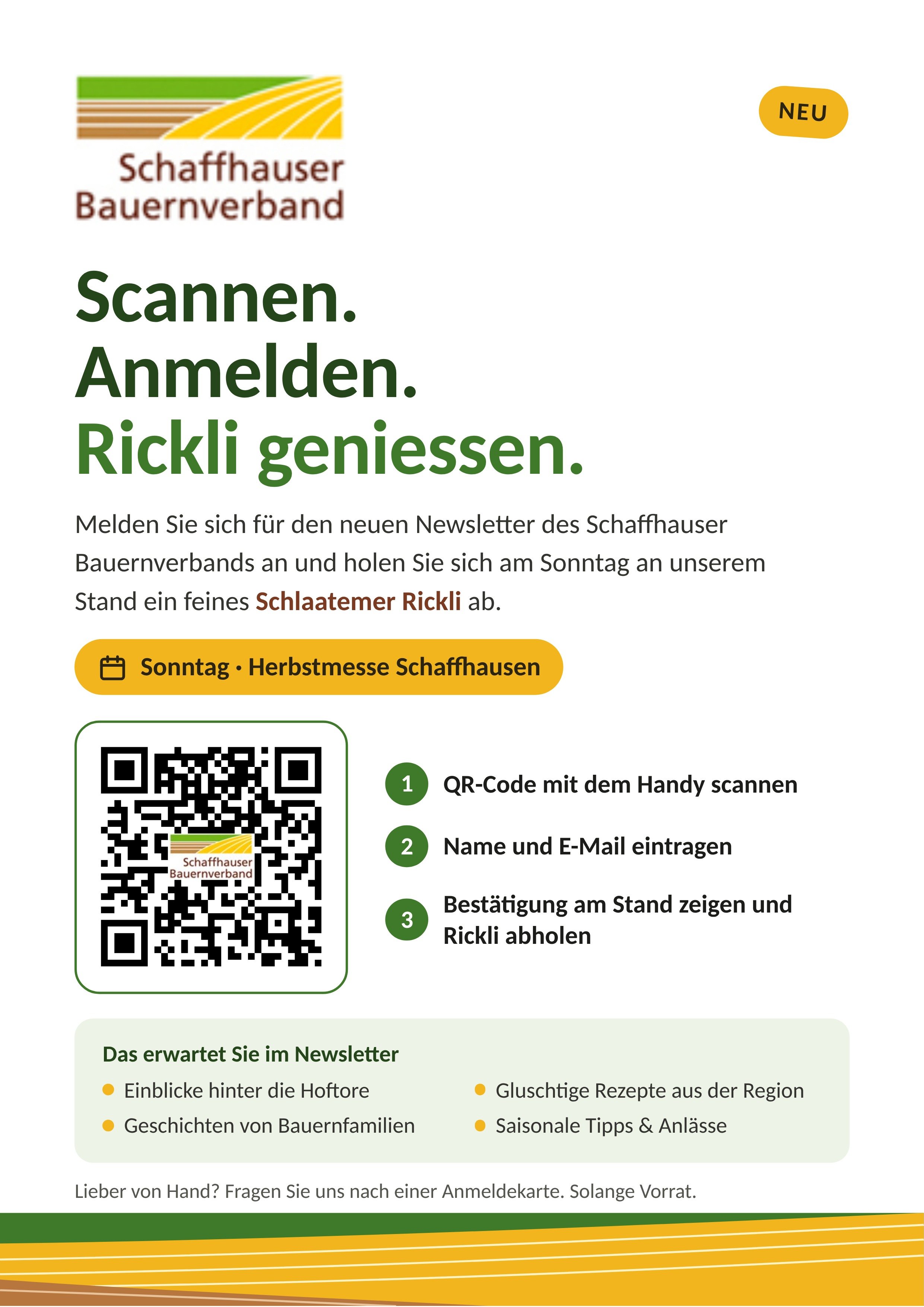 Landwirtschaft direkt in Ihr Postfach!