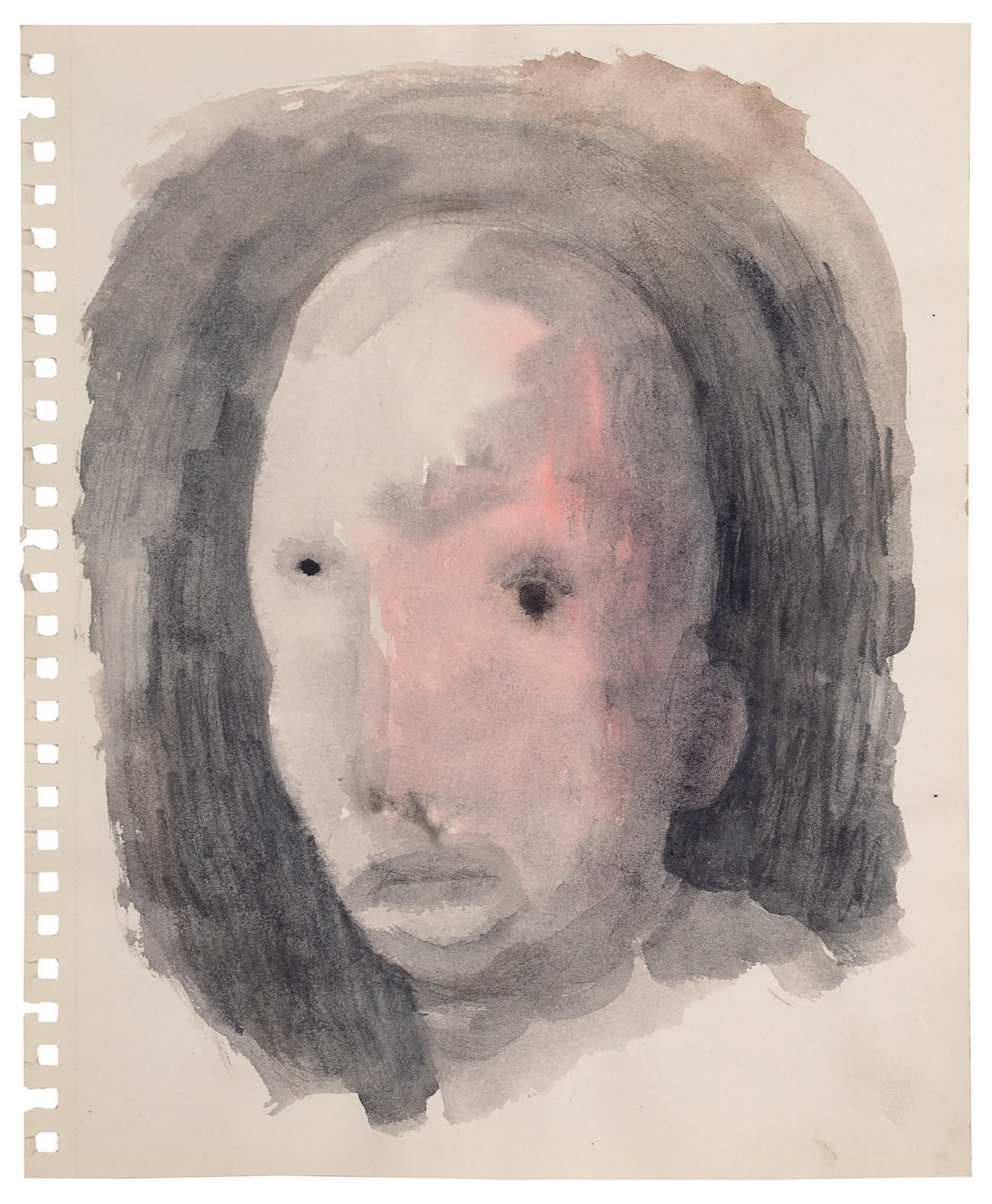 Mixed media on paper