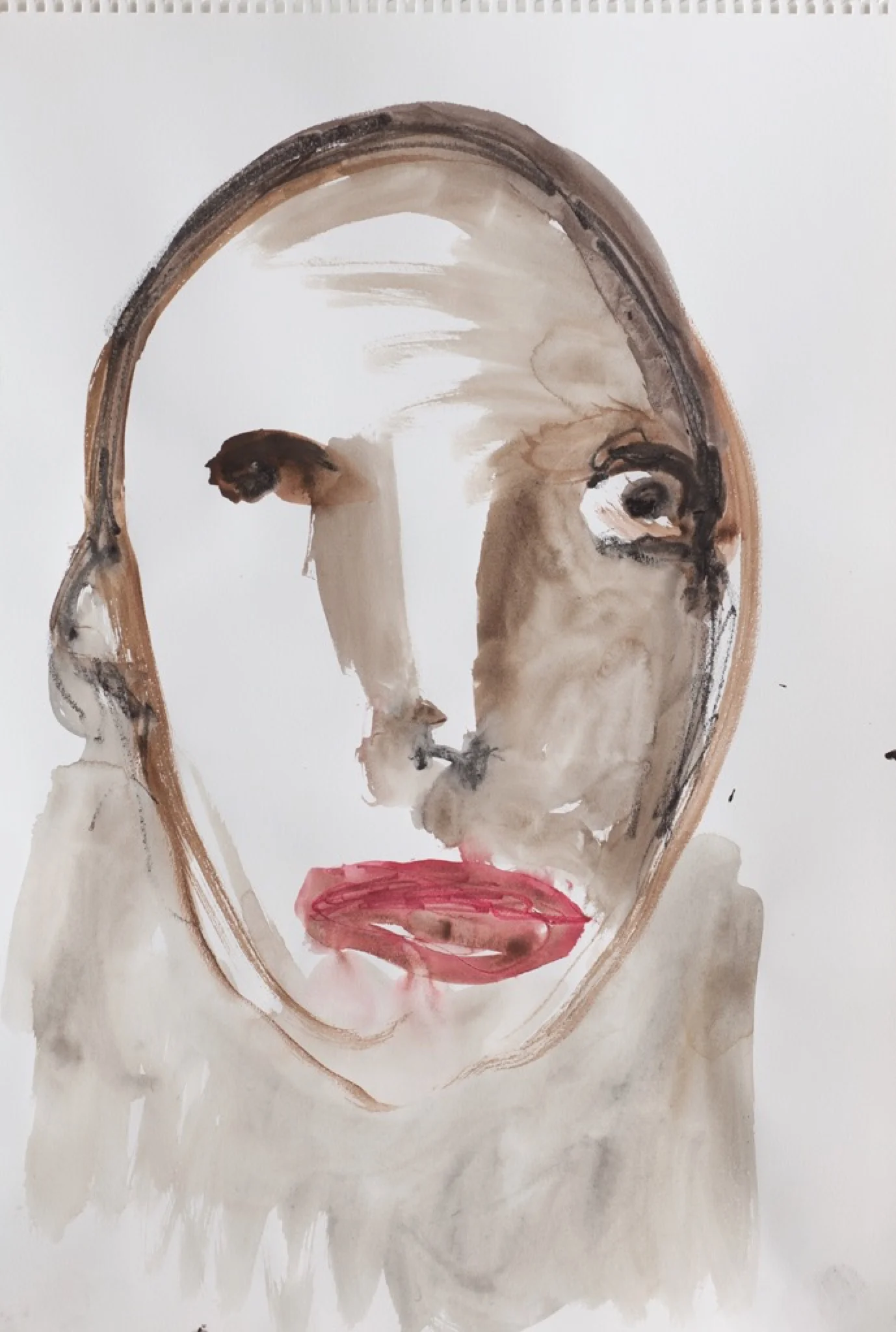 Mixed media on paper