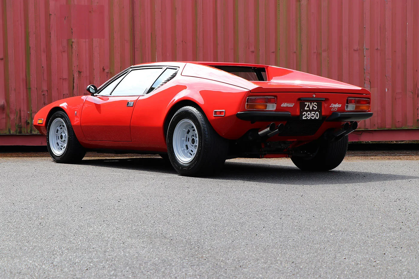 De Tomaso Red Pantera GTS rear three quarter left web.jpg