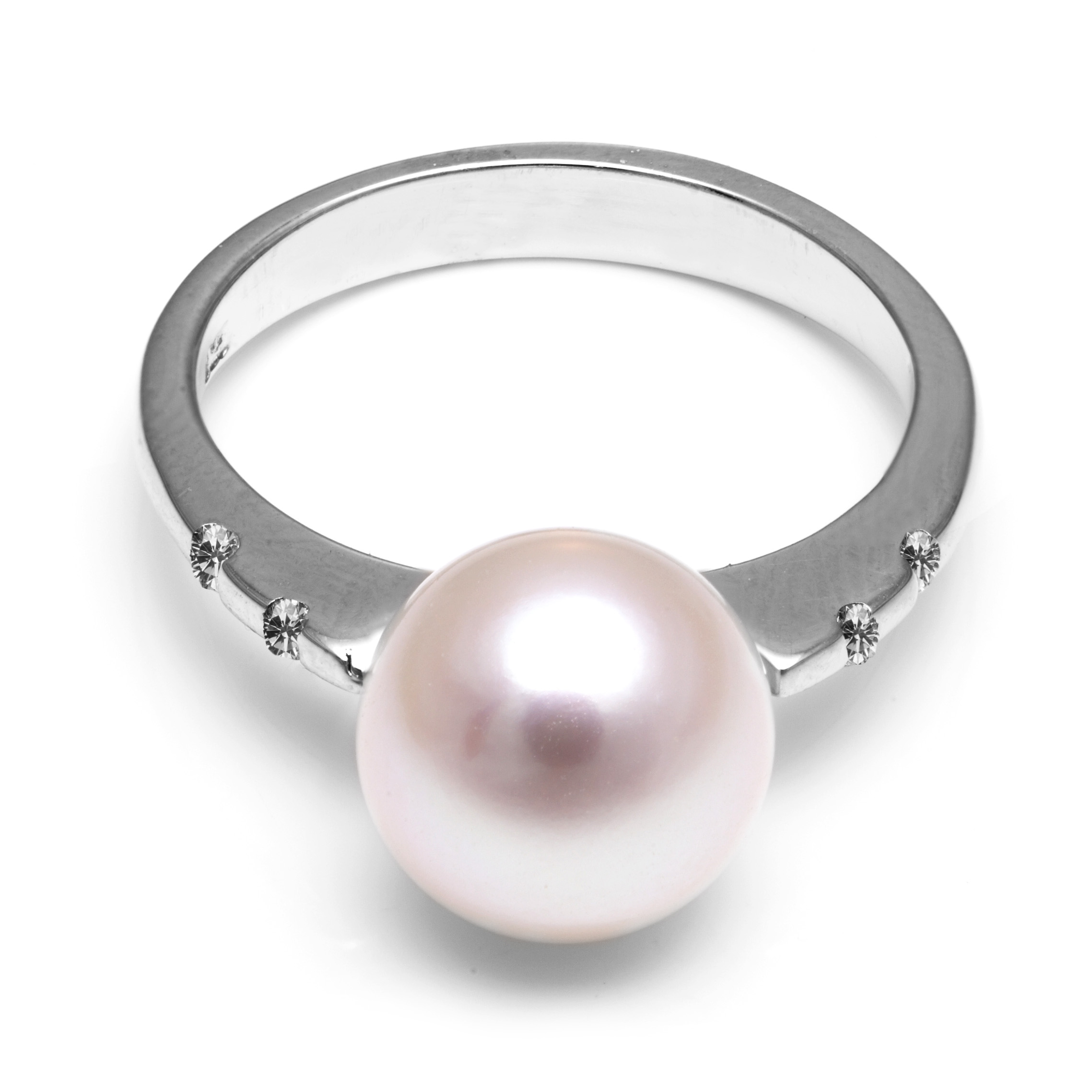 14k Rose Gold Custom Pearl Ring #1167 - Seattle Bellevue | Joseph Jewelry