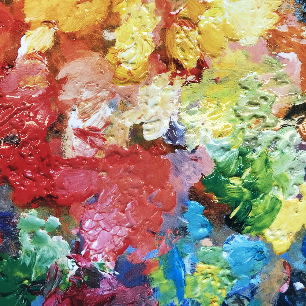Detail of multi layered emboss