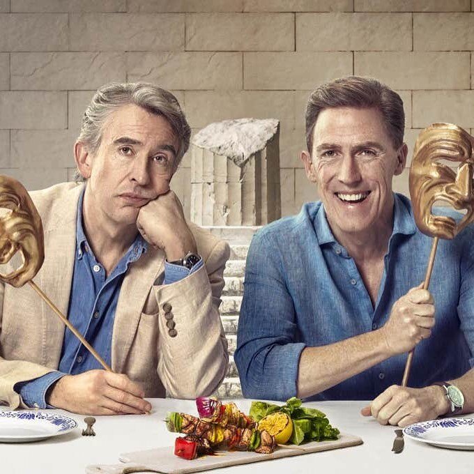 Catch the first episode of the final season of &ldquo;The Trip&rdquo; on Sky now. 
A real pleasure to work with Michael Winterbottom and the team again on one of our favourite programmes. 
#stevecoogan #robbrydon #thetrip #thetriptogreece #michaelwin