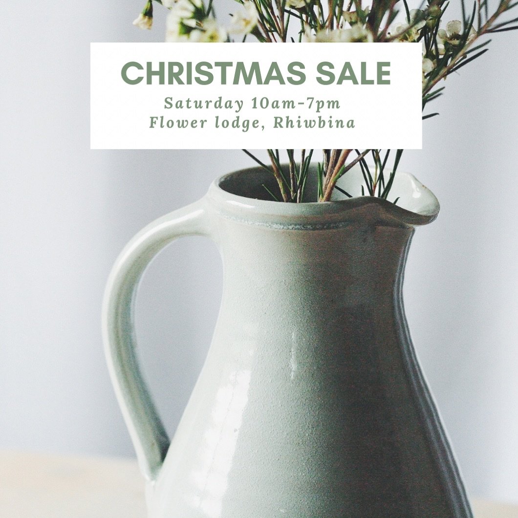 This Saturday is the wonderful Rhiwbina village Christmas festival and I&rsquo;ll be holding the annual Flower Lodge Christmas pottery Sale in Rae&rsquo;s wonderful workshop 🎄 The festival will see all the local businesses open late for some festive