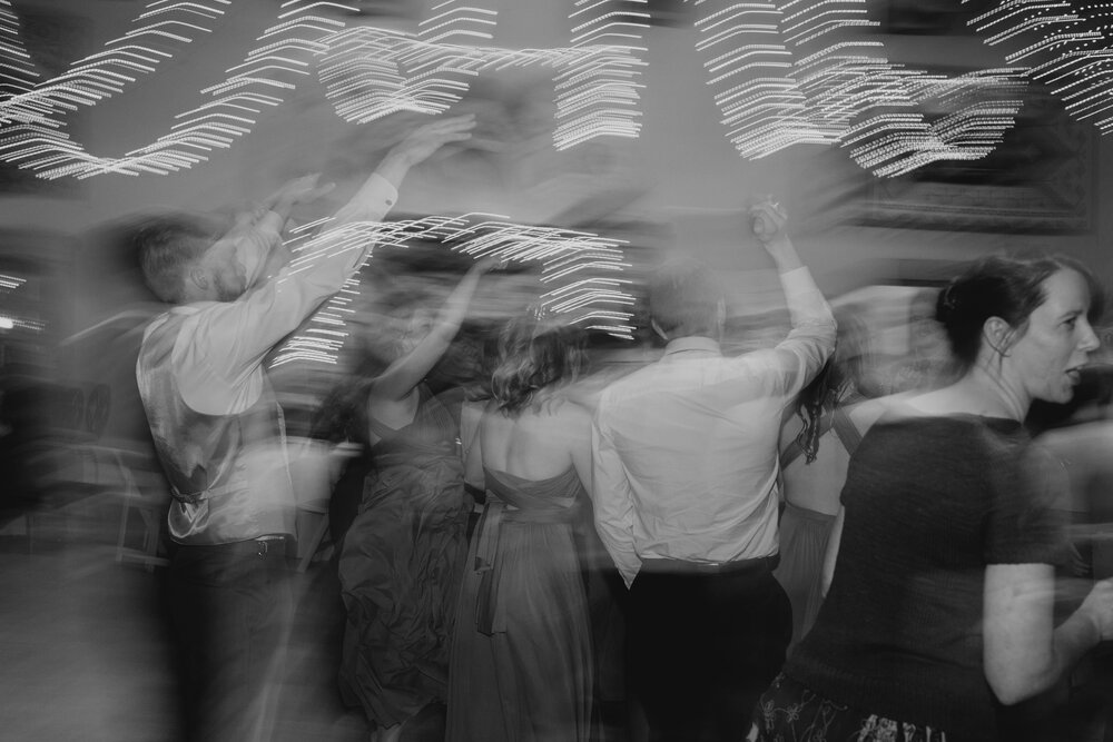 trippy black and white reception pictures 