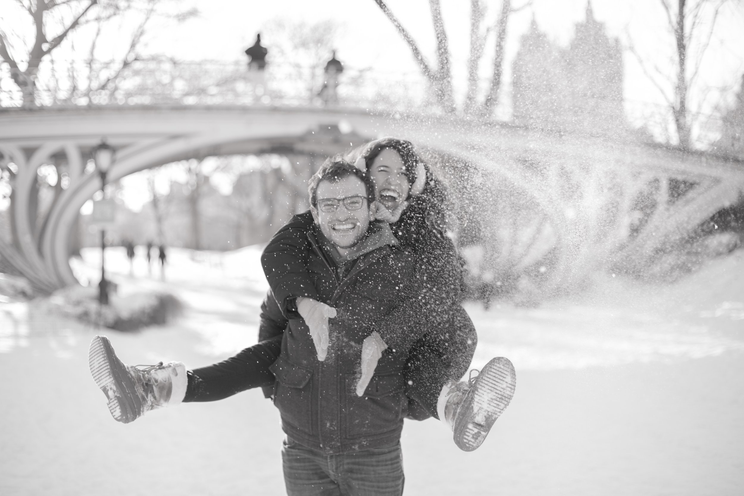 Cute couples photography session in Central Park
