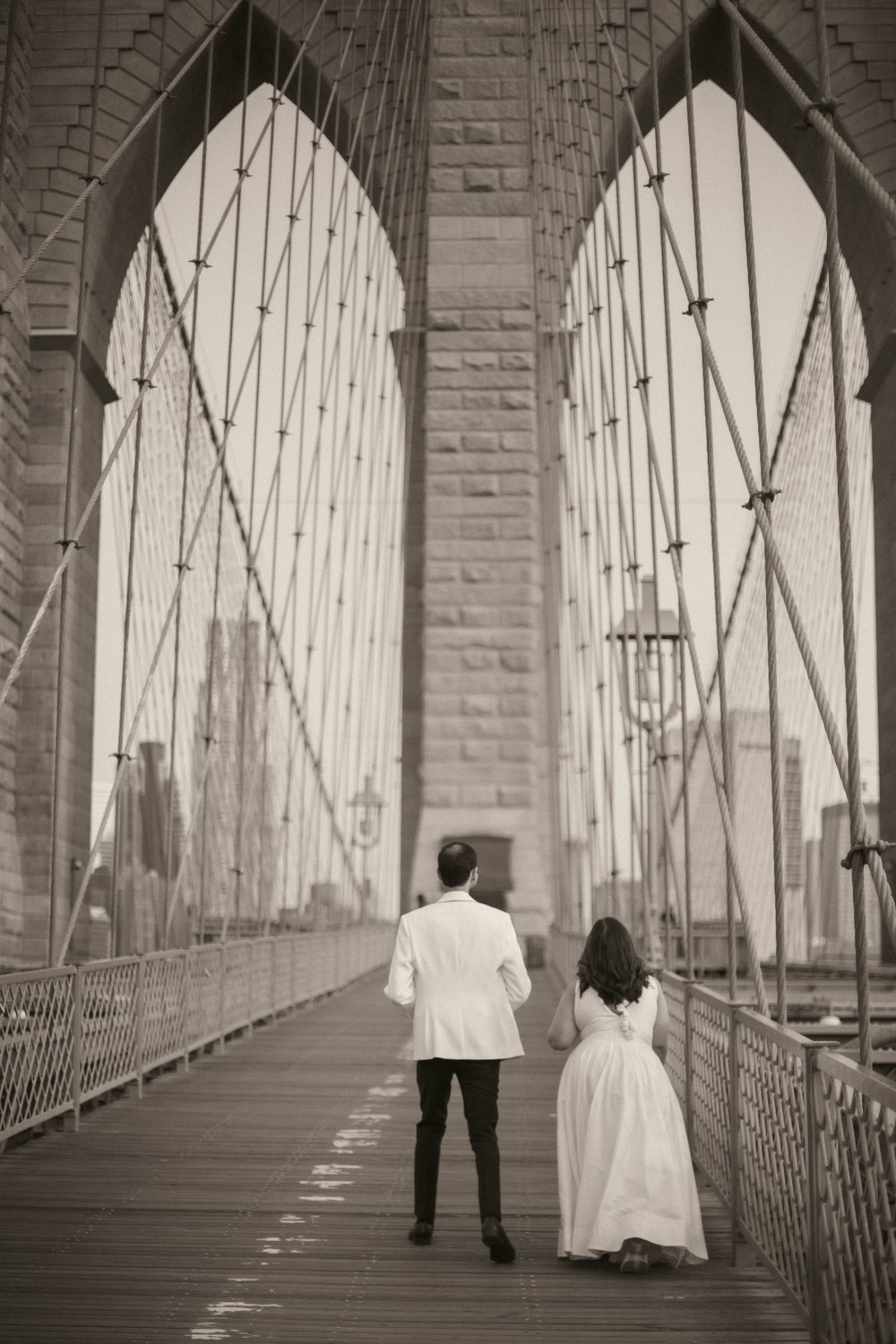 Seamless NYC elopement experience: our package includes a photographer &amp; officiant showcasing the city's romantic backdrop.