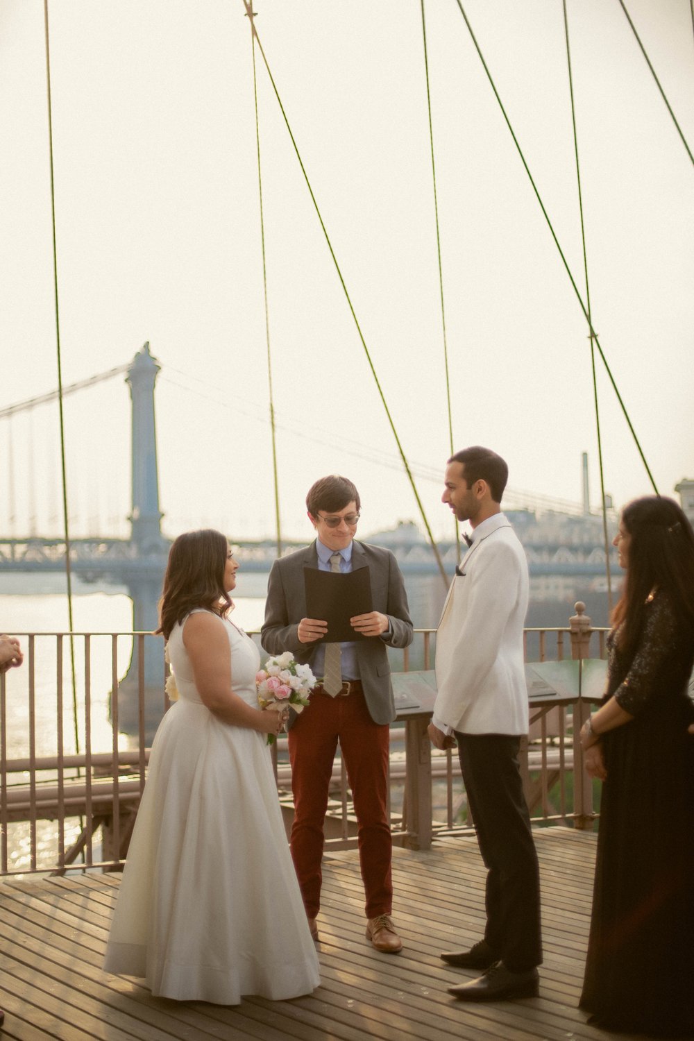 Dream NYC elopement made real: our package includes a photographer &amp; officiant guiding you through picturesque locations.