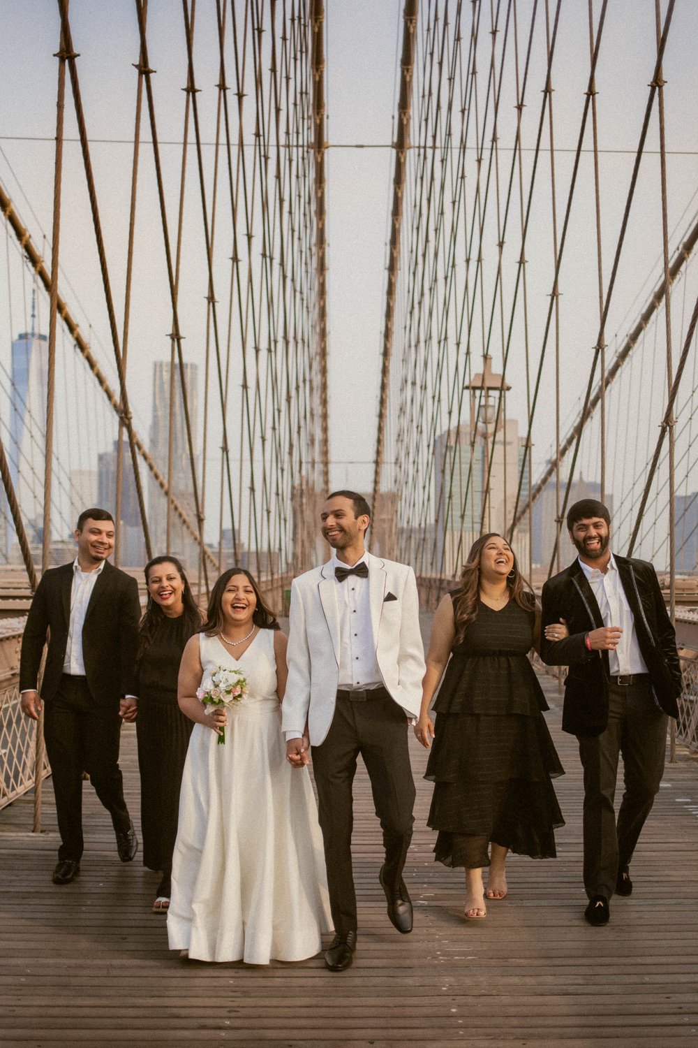 non-traditional new york city wedding photos with stine creative photography