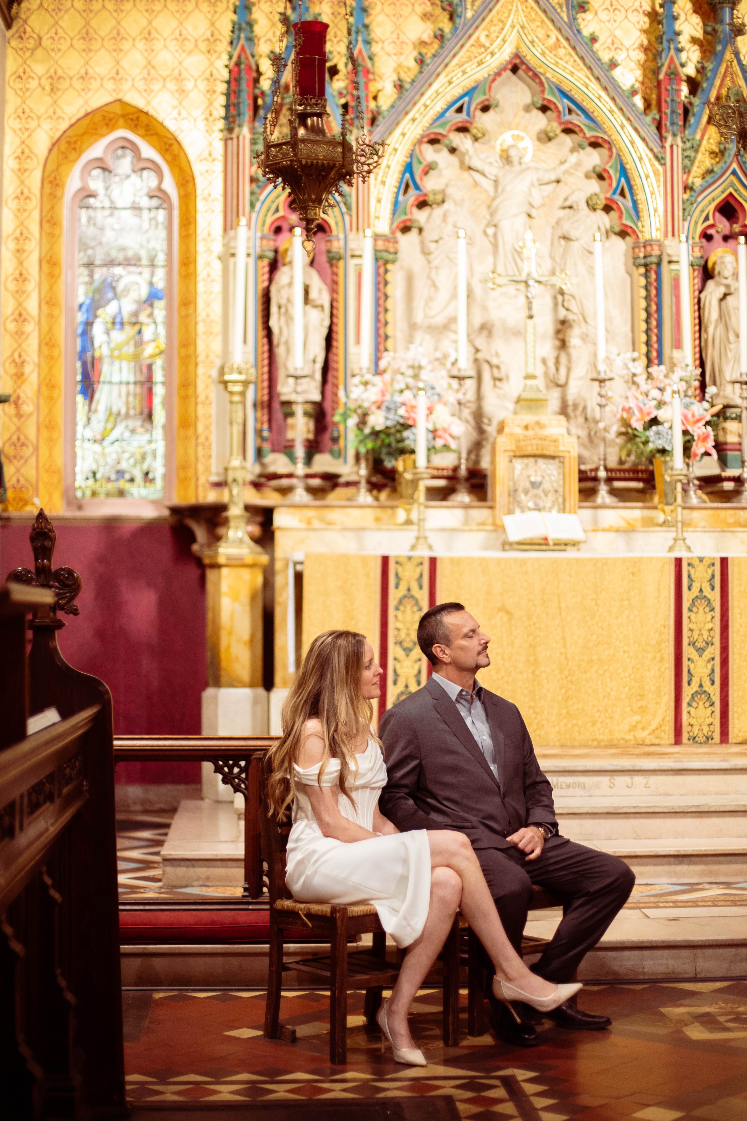 Capturing timeless love at the historic Church of the Transfiguration in Manhattan. 💒 #NYCWeddingPhotographer #ManhattanElopement
