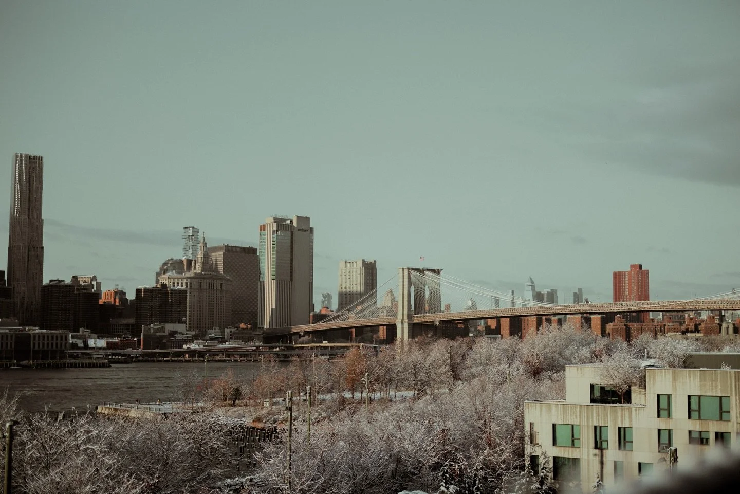 A freezing cold snowy New York is better than just a freezing cold New York. A snowy day in Brooklyn amongst the brownstones and the view of Manhattan&mdash; it&rsquo;s magical. 

I took these last weekend in between couples photo sessions. My creati