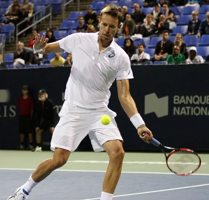 Doubles tennis great Daniel Nestor will hold a tennis clinic and play in an exhibition game Saturday to highlight the Cayman Cup competition. - Photo: Courtesy of Pierre Fortier of Tennis Canada