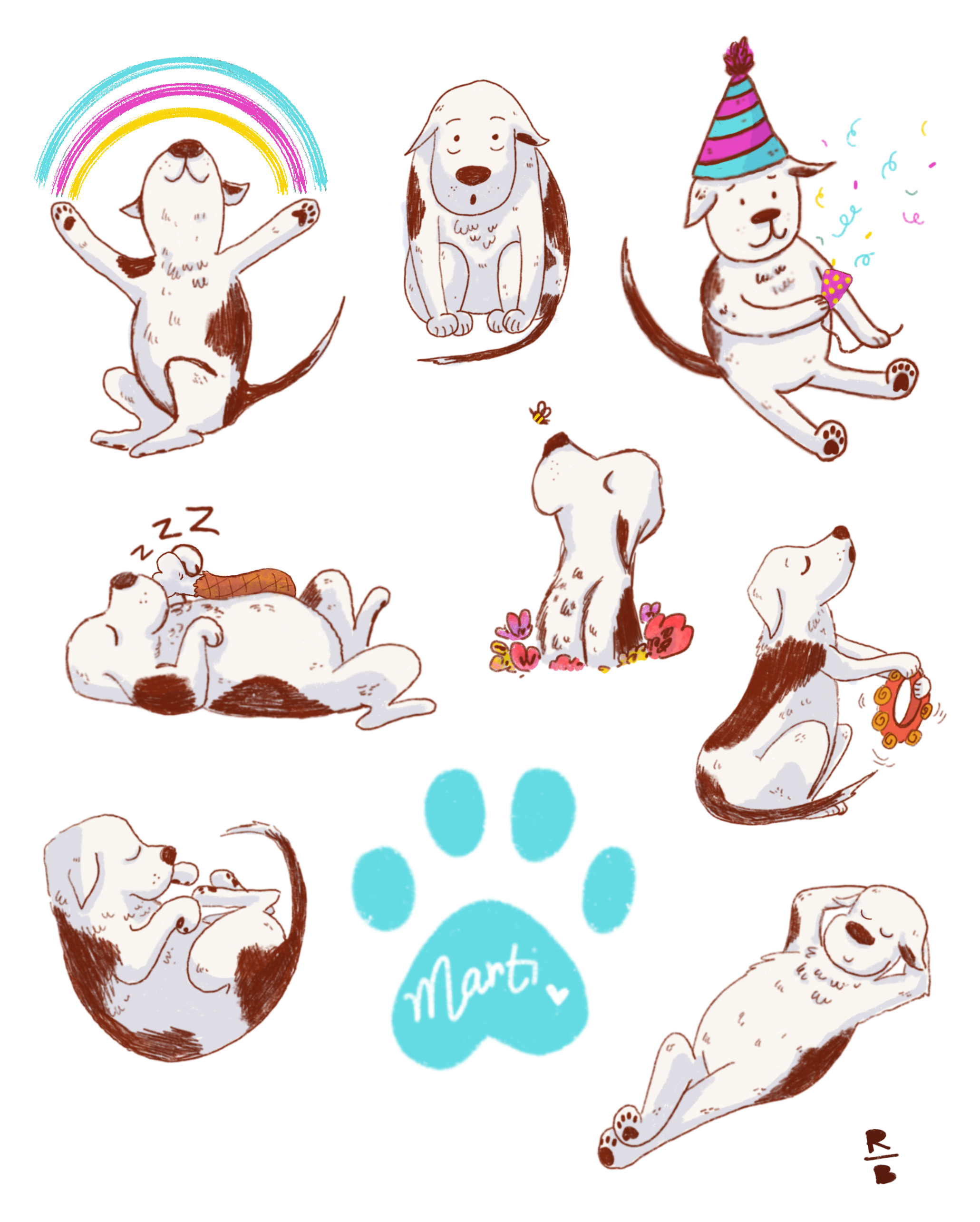 Marti in Various Poses