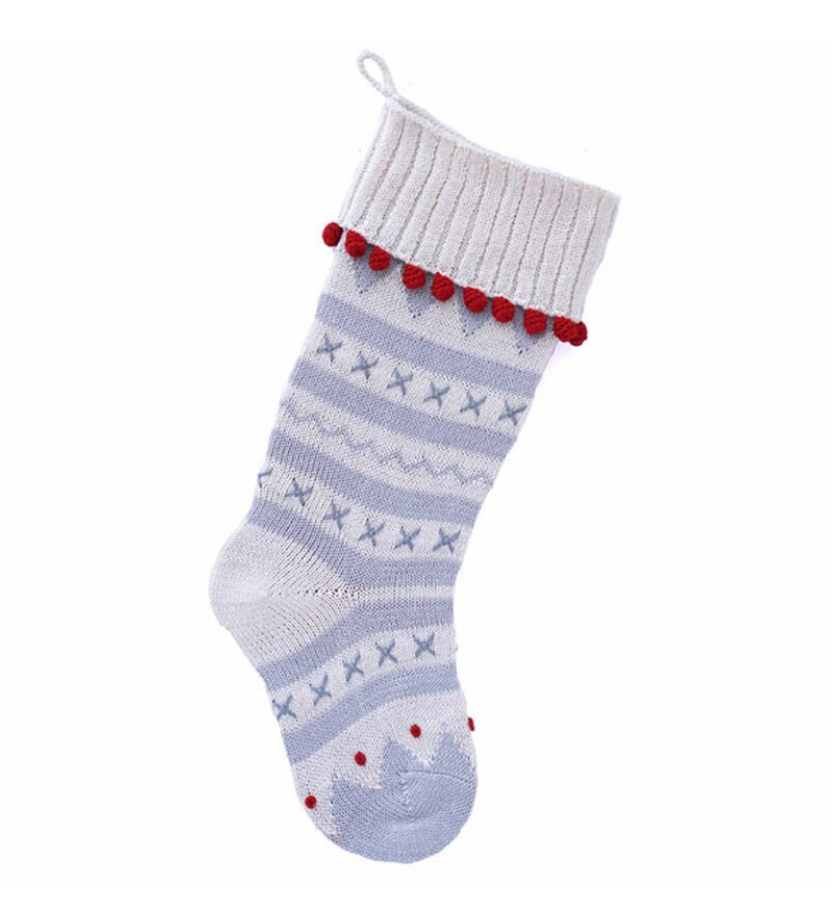 Nordic Style Knit Stocking