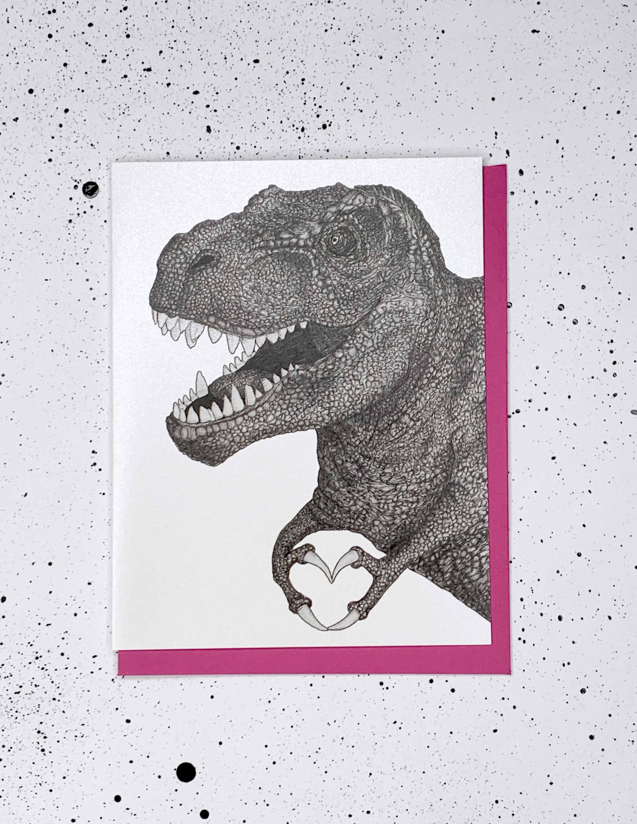 Dino Chrome | Greeting Card