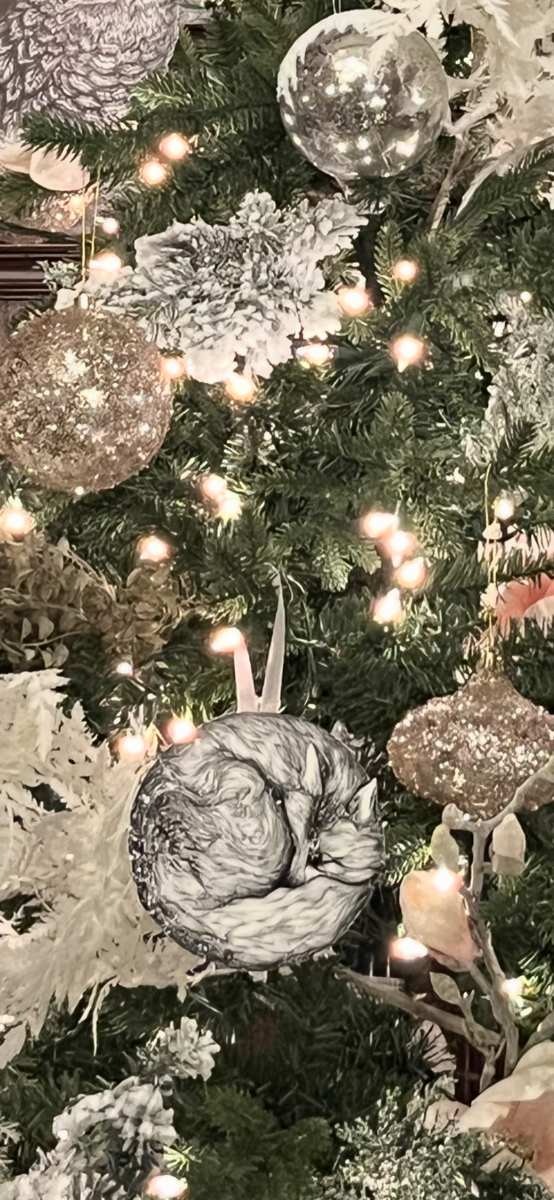 Holiday Ornament - Sleeping Fox