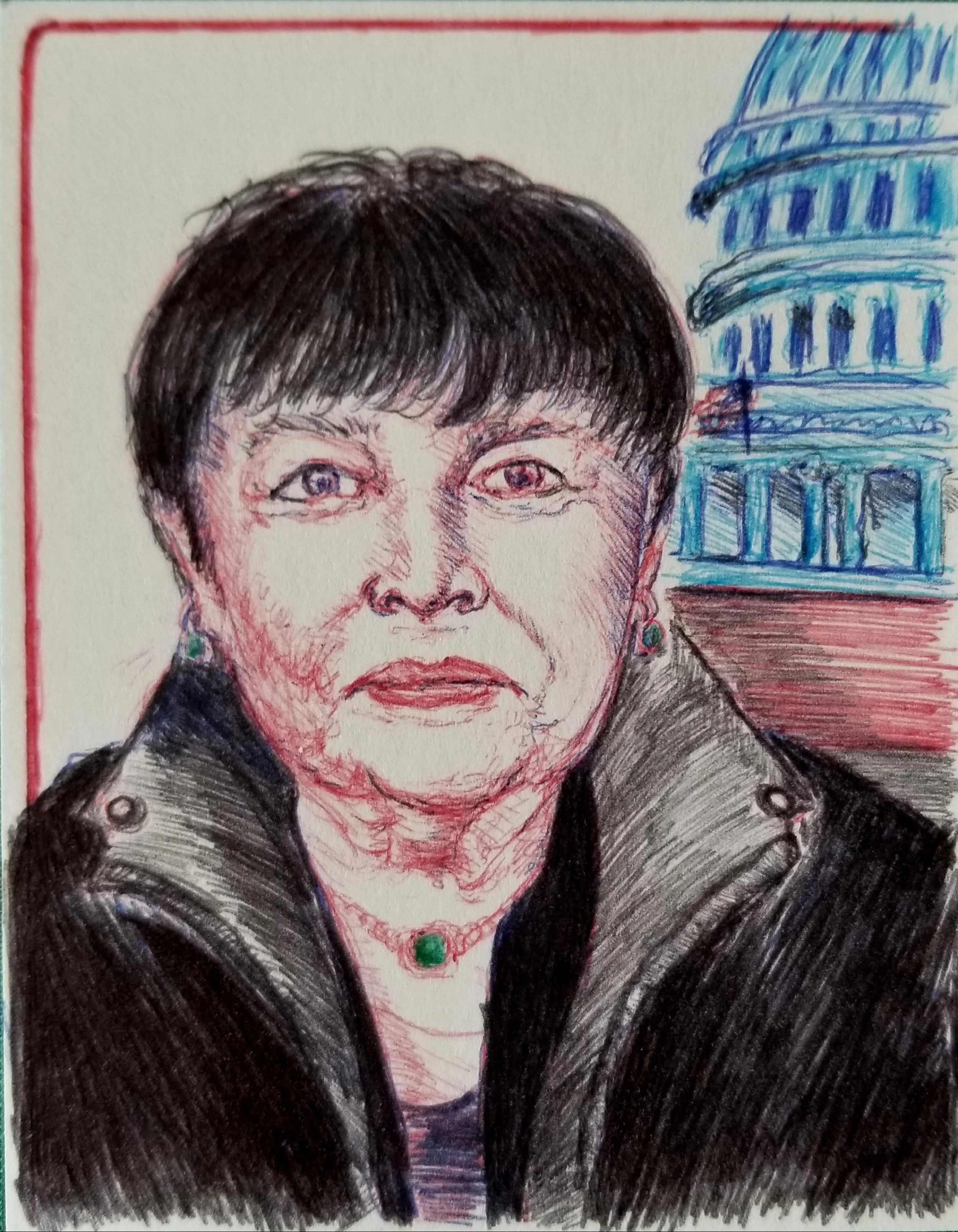 Kathy Bates Goes to Capitol Hill - "Faces of Bates" series