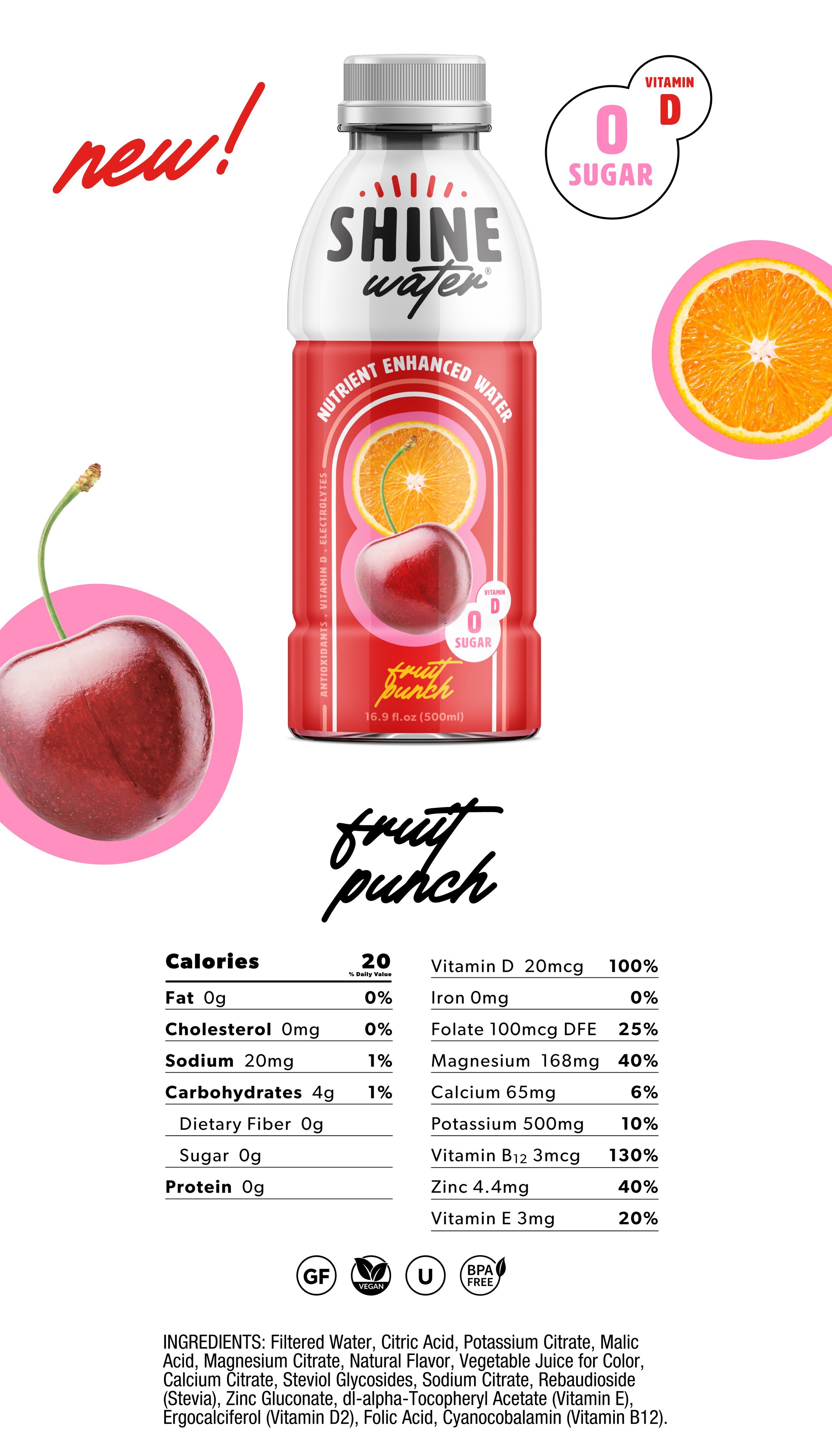 Flavor Update — ShineWater® 100 of your Daily Vitamin D