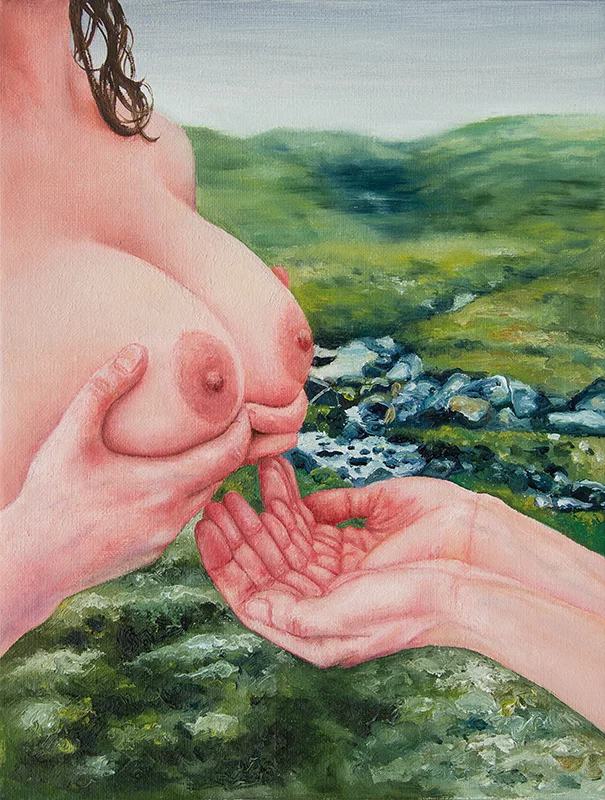 Esprit sein 2 - 2016Oil on canvas, 35 x 27 cm