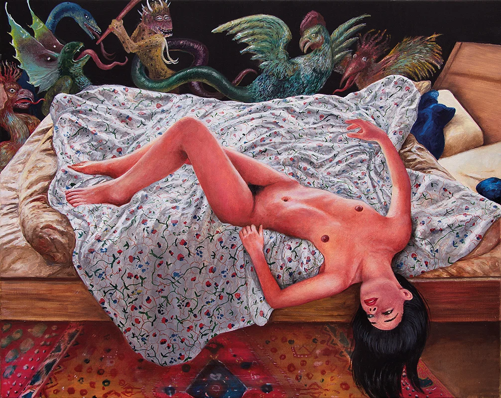 La nuit blanche - 2016 Oil on canvas, 40 x 50 cm