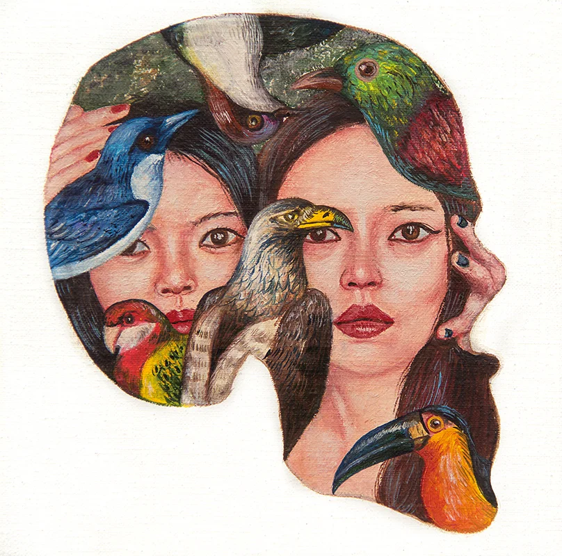 Untitled - 2016 Oil on canvas, 20 x 20 cm