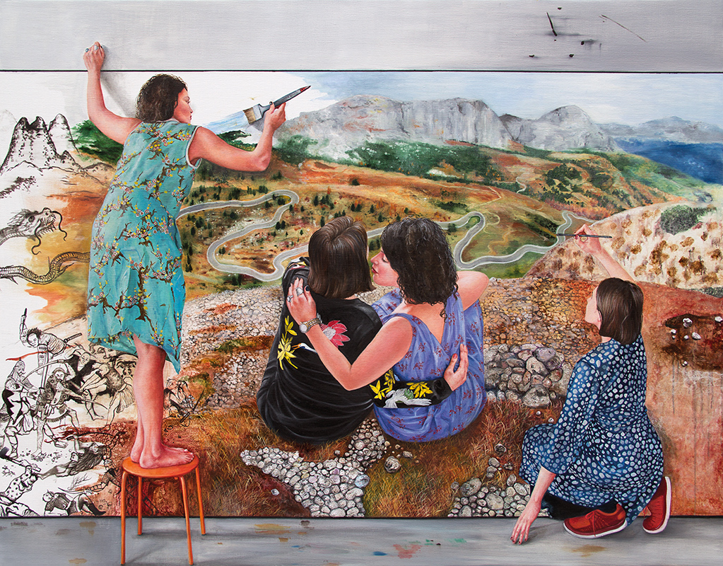 Occupation du monde - 2016 Oil on canvas, 114 x 146 cm